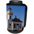 3dRose Danita Delimont - Lighthouses - The Mukilteo Lighthouse in Everett, Washington State, USA - Can Cooler Bottle Wrap (cc_260467)