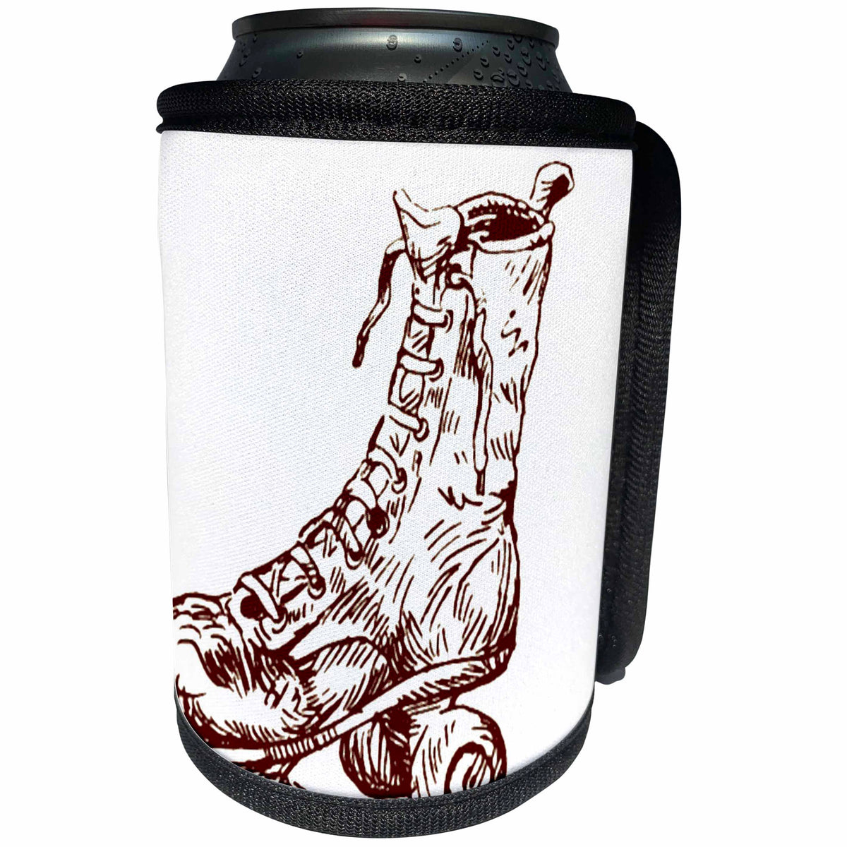 3dRose TNMPastPerfect Sports - Old Roller Skate - Can Cooler Bottle Wrap (cc_26050)