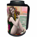 3dRose TNMPastPerfect Bathing Beauties - On The Beach - Can Cooler Bottle Wrap (cc_26051)