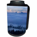 3dRose Danita Delimont - Weather - Fog Covers Seattle with Olympic Mountains in Distance, Washington - Can Cooler Bottle Wrap (cc_260543)