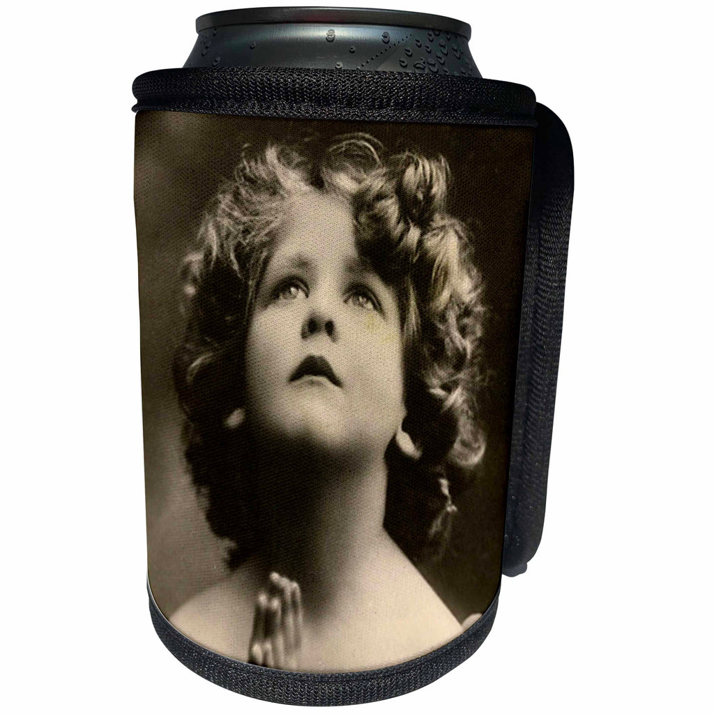 3dRose TNMPastPerfect Faith - Praying Child - Can Cooler Bottle Wrap (cc_26058)