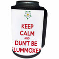 3dRose Taiche - Tee Shirt - Keep Calm And Carry On - Keep Calm and Dunt Be Flummoxed - Can Cooler Bottle Wrap (cc_260796)