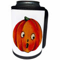 3dRose TNMPastPerfect Halloween - Surprised Pumpkin - Can Cooler Bottle Wrap (cc_26081)