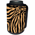 3dRose Patricia Sanders Creations - Tiger Print II - Can Cooler Bottle Wrap (cc_26084)