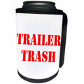 3dRose Trailer Trash - Trailer Trash Red - Can Cooler Bottle Wrap (cc_261006)