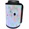 3dRose Patricia Sanders Creations - Pistachio Bubble Gum Ice Cream Dots - Can Cooler Bottle Wrap (cc_26119)