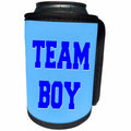 3dRose BrooklynMeme Sayings - Team Boy - Can Cooler Bottle Wrap (cc_261191)