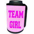 3dRose BrooklynMeme Sayings - Team Girl - Can Cooler Bottle Wrap (cc_261192)