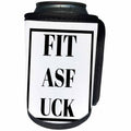 3dRose BrooklynMeme Sayings - Fit asf uck - Can Cooler Bottle Wrap (cc_261203)