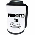 3dRose BrooklynMeme Sayings - Promoted to Daddy - Can Cooler Bottle Wrap (cc_261232)