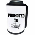 3dRose BrooklynMeme Sayings - Promoted to Aunt - Can Cooler Bottle Wrap (cc_261236)
