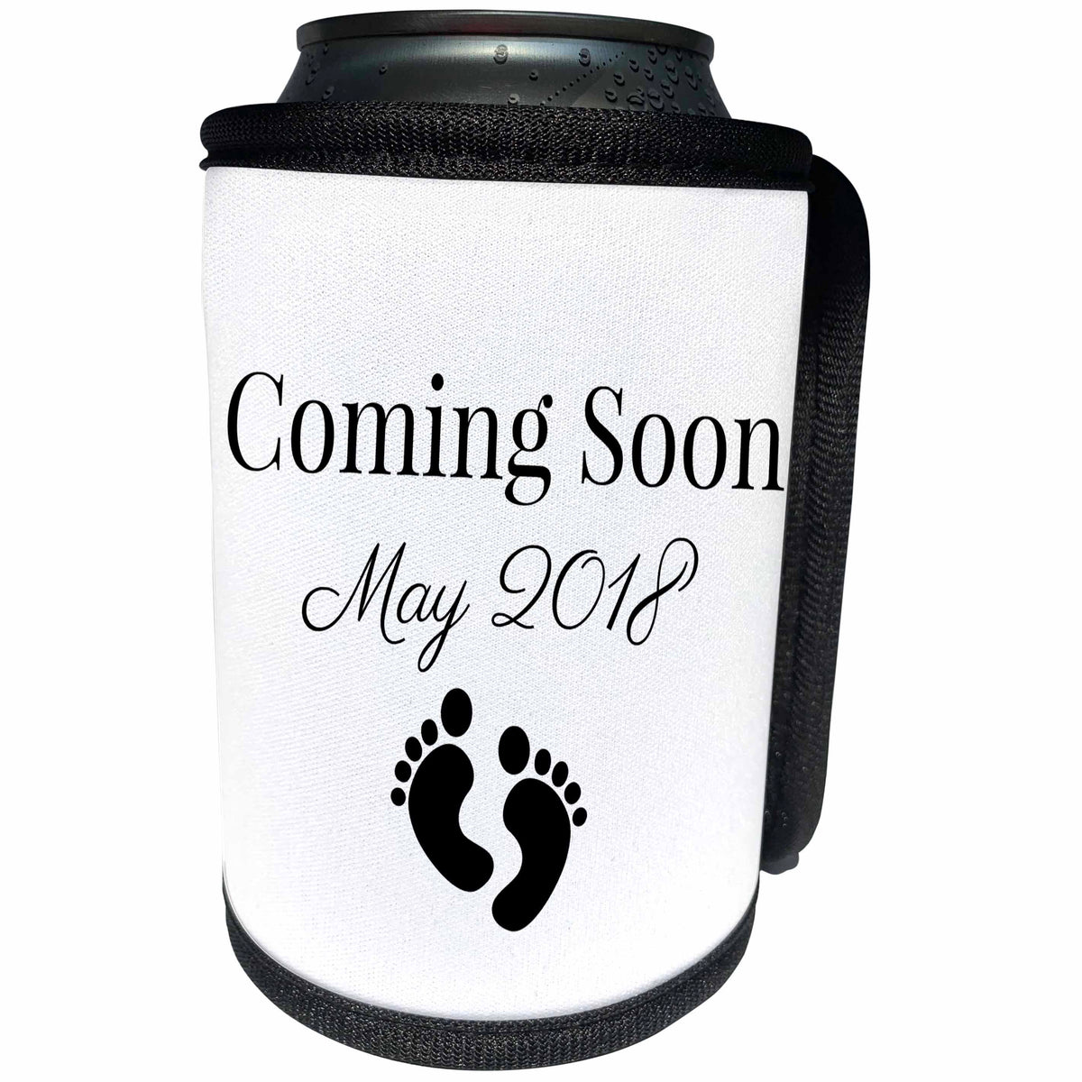 3dRose BrooklynMeme Sayings - Coming soon May 2018 - Can Cooler Bottle Wrap (cc_261248)