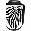 3dRose Patricia Sanders Creations - Heart of Love Zebra Print - Can Cooler Bottle Wrap (cc_26125)