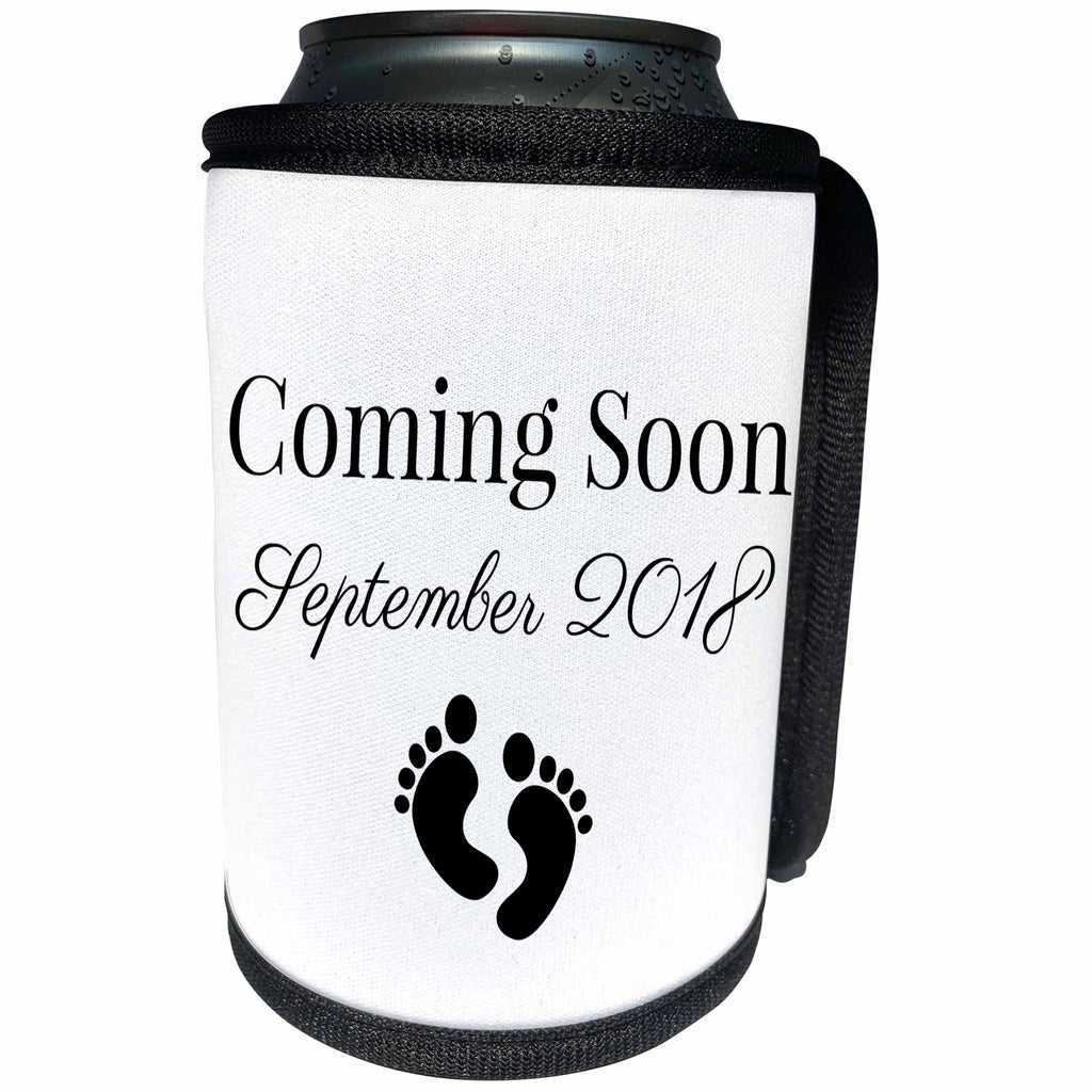 3dRose BrooklynMeme Sayings - Coming soon September 2018 - Can Cooler Bottle Wrap (cc_261252)