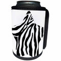3dRose Patricia Sanders Creations - Shining Star Zebra Print - Can Cooler Bottle Wrap (cc_26126)