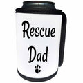 3dRose BrooklynMeme Sayings - Rescue dad - Can Cooler Bottle Wrap (cc_261268)