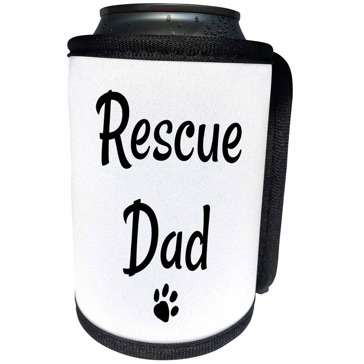3dRose BrooklynMeme Sayings - Rescue dad - Can Cooler Bottle Wrap (cc_261268)