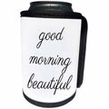 3dRose BrooklynMeme Sayings - Good morning beautiful - Can Cooler Bottle Wrap (cc_261277)