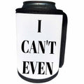 3dRose BrooklynMeme Sayings - I cant even - Can Cooler Bottle Wrap (cc_261278)