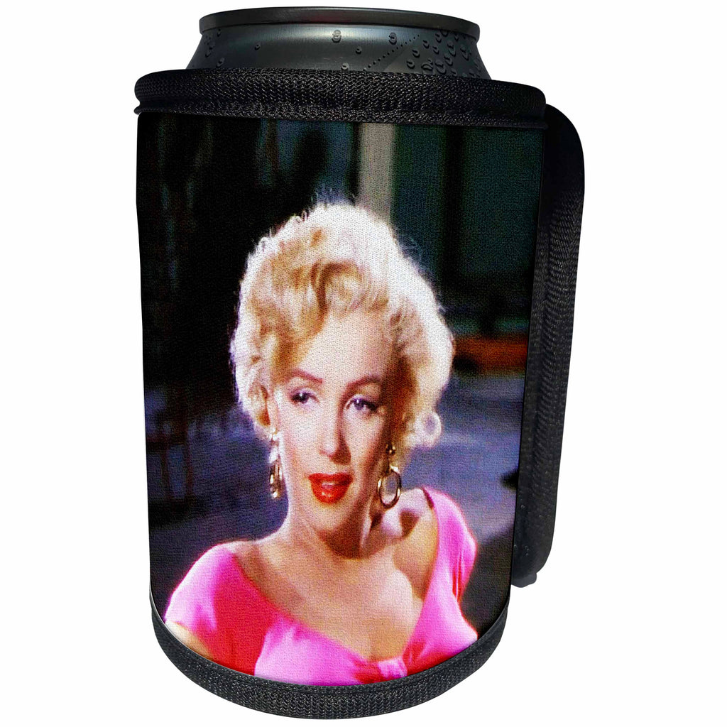3dRose RinaPiro - Marilyn Monroe - Legendary screen actress. Beautiful woman. - Can Cooler Bottle Wrap (cc_261280)