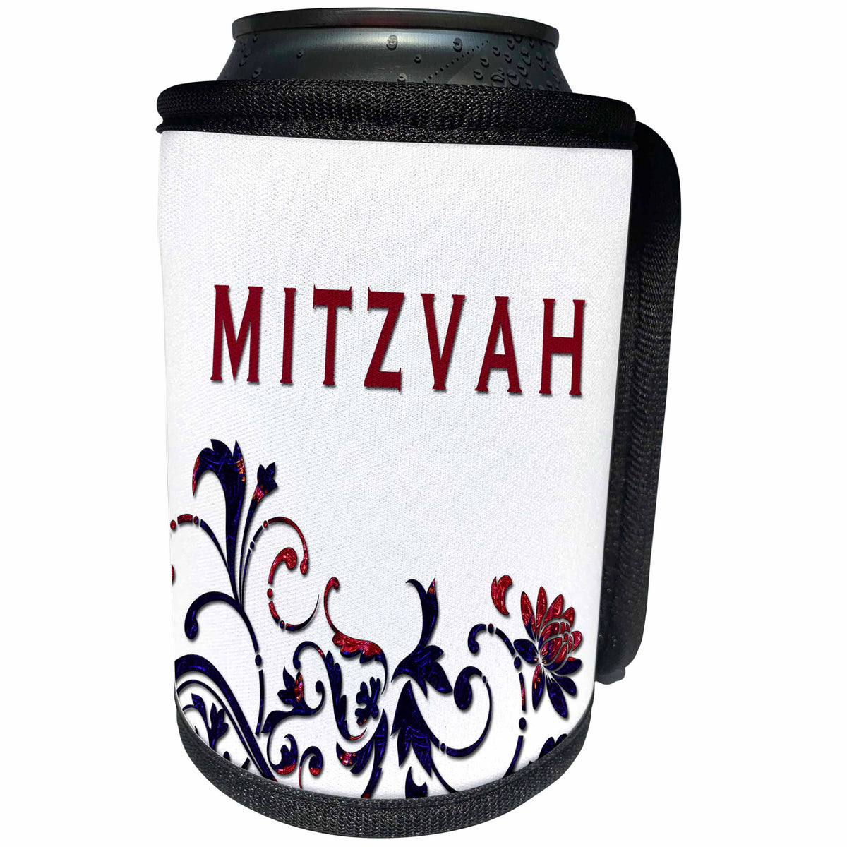 3dRose RinaPiro - Jewish Quotes - Mitzvah. Yiddish saying. Love. - Can Cooler Bottle Wrap (cc_261317)