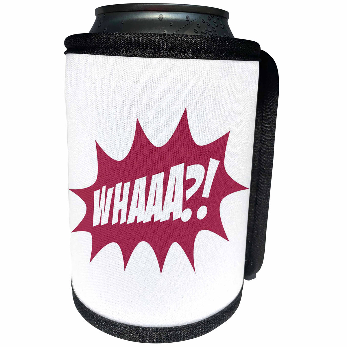 3dRose RinaPiro - Funny Quotes - Whaaa. What. Question. - Can Cooler Bottle Wrap (cc_261349)