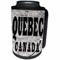 3dRose RinaPiro - Cities around the World - Quebec. Canada. Brick wall. - Can Cooler Bottle Wrap (cc_261440)