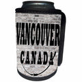 3dRose RinaPiro - Cities around the World - Vancouver. Canada. Brick wall. - Can Cooler Bottle Wrap (cc_261442)
