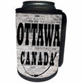 3dRose RinaPiro - Cities around the World - Ottawa. Canada. Brick wall. - Can Cooler Bottle Wrap (cc_261444)