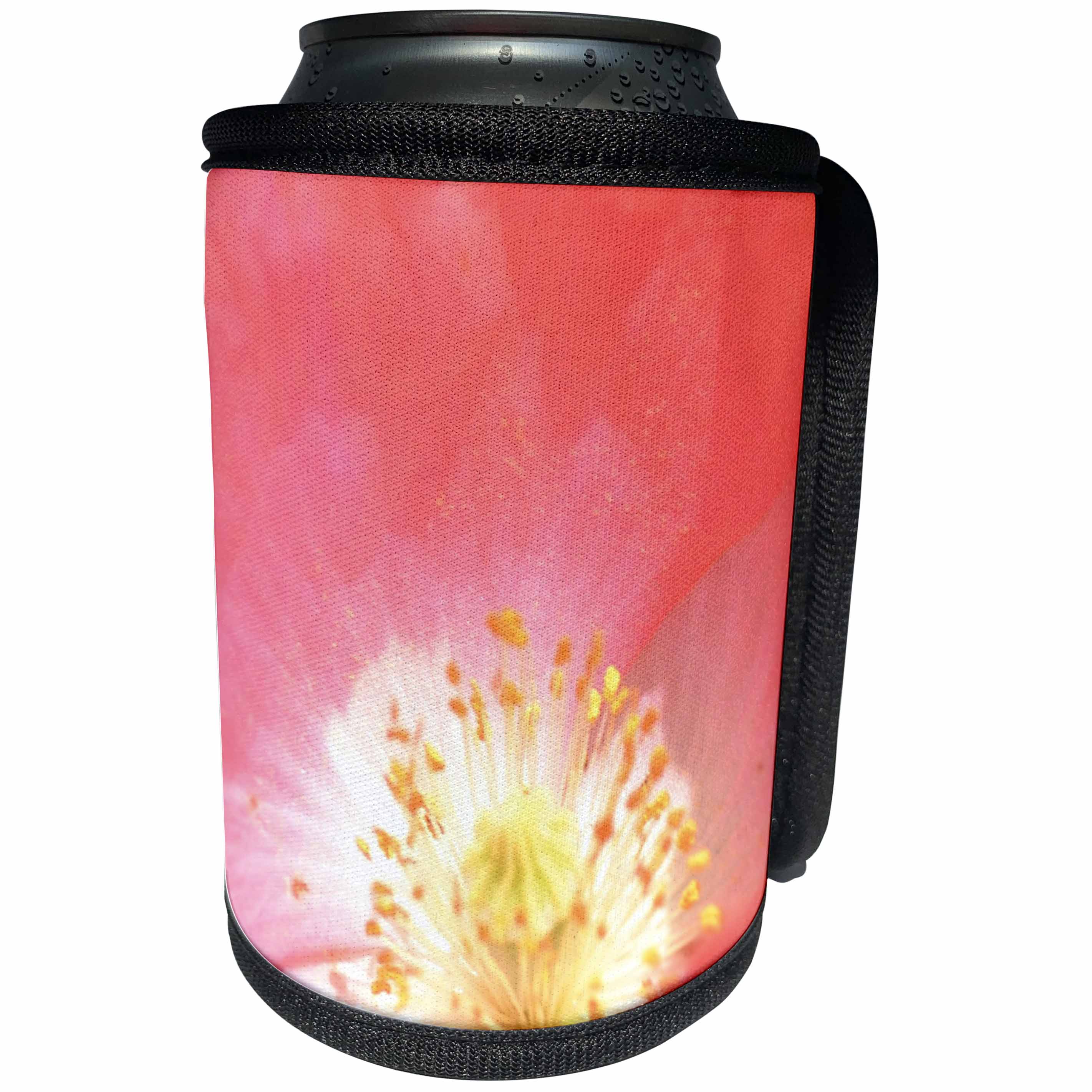 3dRose Patricia Sanders Creations - Red Poppy Floral Art - Can Cooler Bottle Wrap (cc_26145)
