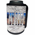 3dRose RinaPiro - Cities around the World - New York. City that never sleeps. Brick wall. - Can Cooler Bottle Wrap (cc_261450)