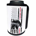 3dRose Carsten Reisinger - Illustrations - American Flag Patriotic Best Mama Bear Ever Fun Cool - Can Cooler Bottle Wrap (cc_261557)