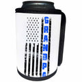 3dRose Carsten Reisinger - Illustrations - American Flag Patriotic Best Grandpa Ever Fun Cool - Can Cooler Bottle Wrap (cc_261558)