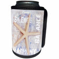 3dRose Andrea Haase Illustration Nautical - Nautical style painting pastel colors starfish - Can Cooler Bottle Wrap (cc_261647)