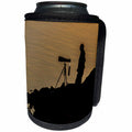 3dRose Roni Chastain Photography - Photographer at dusk - Can Cooler Bottle Wrap (cc_261663)