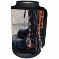 3dRose Roni Chastain Photography - Tan and black boots - Can Cooler Bottle Wrap (cc_261681)