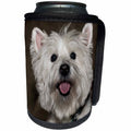 3dRose Roni Chastain Photography - West Highland Terrier - Can Cooler Bottle Wrap (cc_261693)
