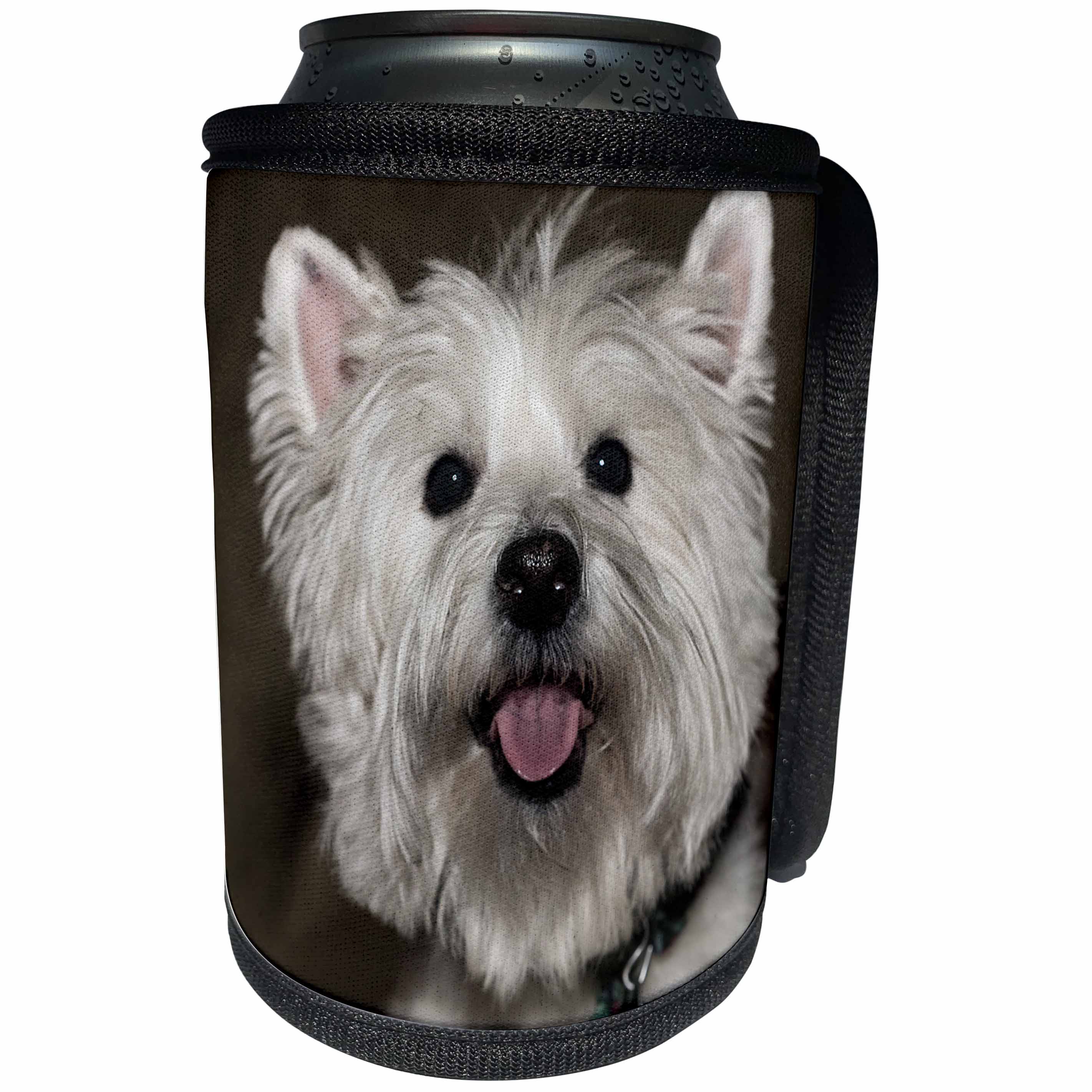 3dRose Roni Chastain Photography - West Highland Terrier - Can Cooler Bottle Wrap (cc_261693)