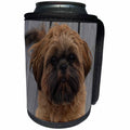 3dRose Roni Chastain Photography - Shih Tzu Close Up - Can Cooler Bottle Wrap (cc_261695)