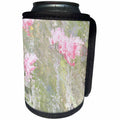 3dRose Patricia Sanders Creations - Pink Poppy Field Floral Art - Can Cooler Bottle Wrap (cc_26177)