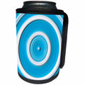 3dRose Russ Billington Designs - Potters Wheel- Blue and White Spinning Clay on Potters Wheel - Can Cooler Bottle Wrap (cc_261798)