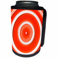 3dRose Russ Billington Designs - Potters Wheel- Orange and White Spinning Clay on Potters Wheel - Can Cooler Bottle Wrap (cc_261799)