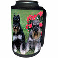 3dRose Dogs Schnauzer - Schnauzer - Can Cooler Bottle Wrap (cc_262)