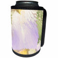 3dRose Patricia Sanders Creations - Lavender Iris Floral Art - Can Cooler Bottle Wrap (cc_26204)