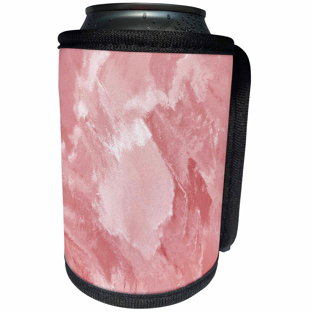 3dRose Patricia Sanders Creations - Earth Pink Iris Floral Art - Can Cooler Bottle Wrap (cc_26208)