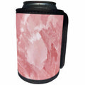3dRose Patricia Sanders Creations - Earth Pink Iris Floral Art - Can Cooler Bottle Wrap (cc_26208)