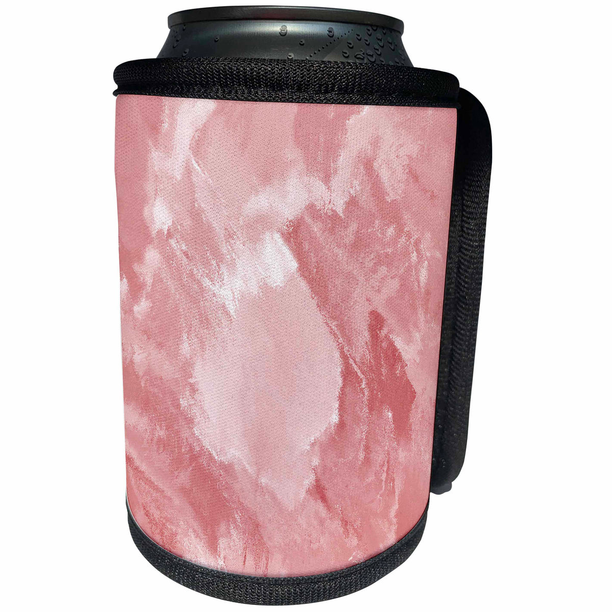 3dRose Patricia Sanders Creations - Earth Pink Iris Floral Art - Can Cooler Bottle Wrap (cc_26208)