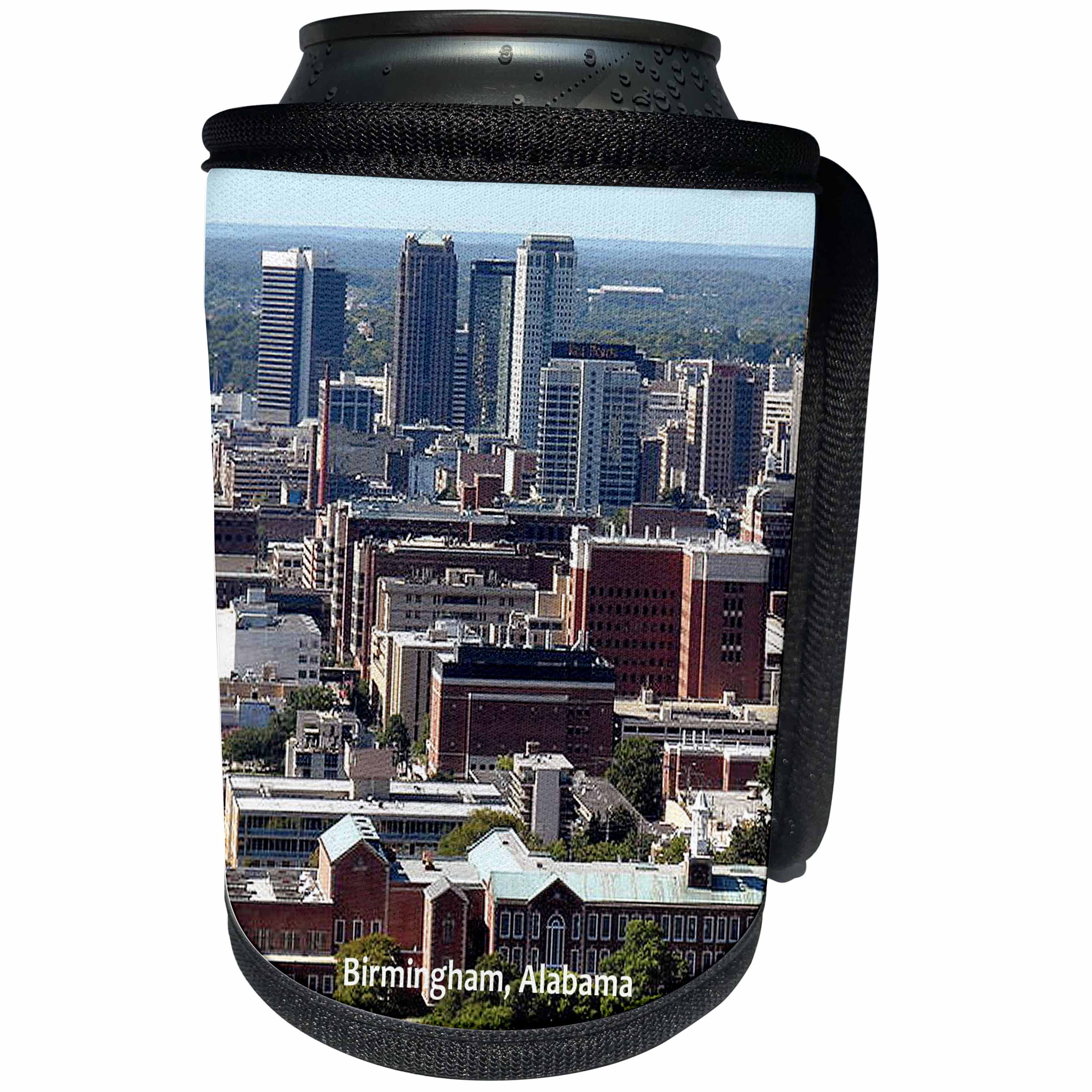 3dRose Sandy Mertens Alabama - Birmingham - Can Cooler Bottle Wrap (cc_26219)