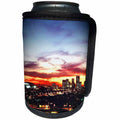 3dRose Sandy Mertens Arizona - City of Phoenix at Night - Can Cooler Bottle Wrap (cc_26229)