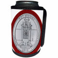 3dRose Sandy Mertens Arkansas - Hot Springs 2010 Coin - Can Cooler Bottle Wrap (cc_26232)